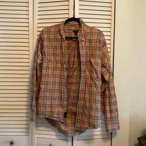 Vintage Burberry button up
